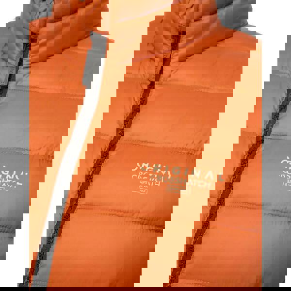 Crosshatch Mens Gattering MVE Quilted Gilet - Orange - 