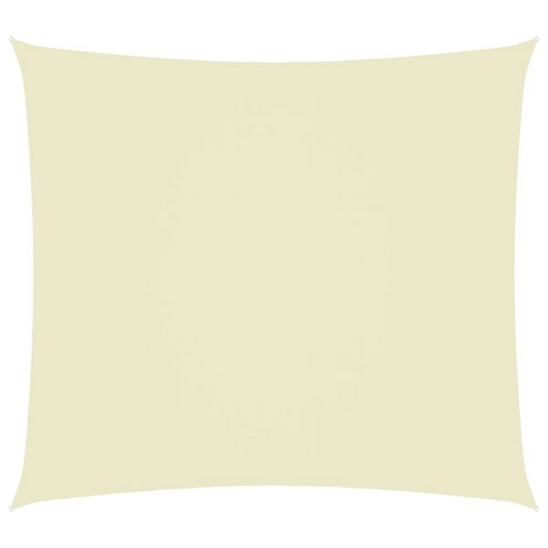 Berkfield Sunshade Sail Oxford Fabric Rectangular 4x5 m Cream