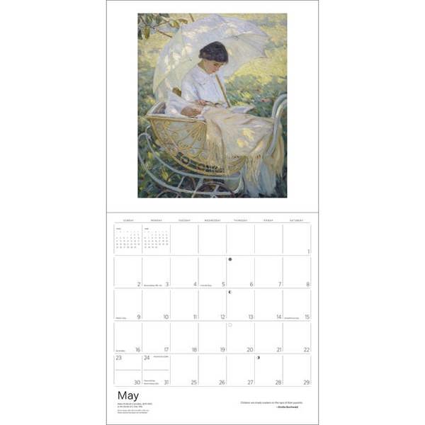 The Reading Woman Calendar 2027, Wall Calendars, Month To View, History & Literature, Gift