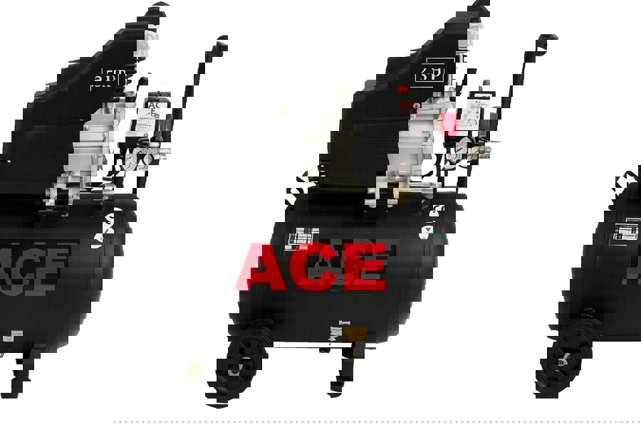 Portable Electric Air Compressor 50L 178LPM 8 BAR / 115PSI (2.5HP 1.8KW Lightweight Garage Workshop)