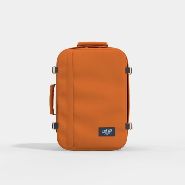 CabinZero Classic Cabin Backpack 36L, Carry On Travel Backpack for 5+ Day Trips, Lightweight & Durable - Maple Leaf