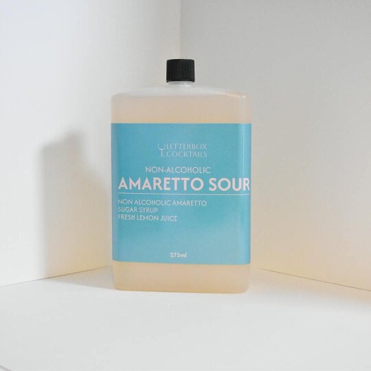Letterbox Cocktails Build Your Own Mini Mocktail Box | 3 x 100ml Non-Alcoholic Cocktails - Non-alcoholic Amaretto Sour