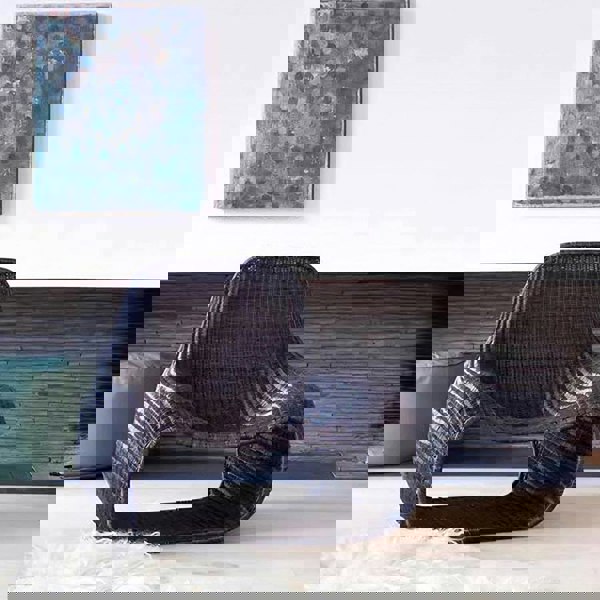 Rit Concept Serrano Outdoor Lounge Chair With Footstool, Rattan