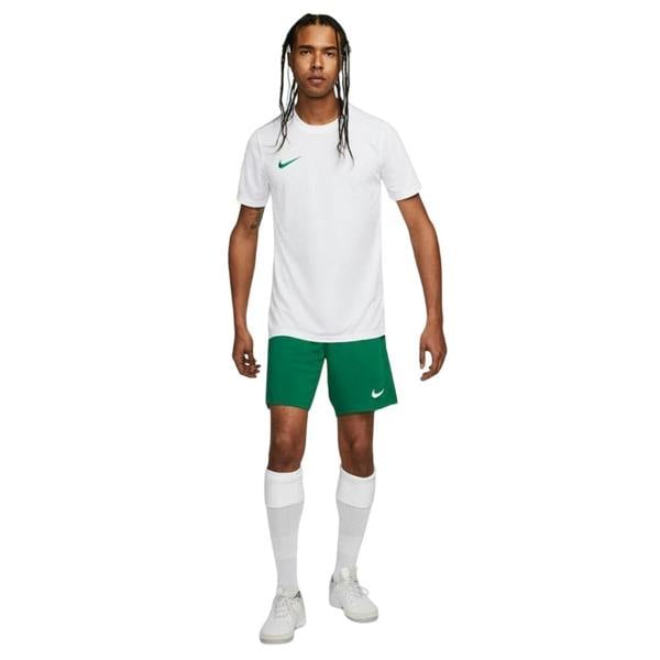 Nike Mens Dry Park VII Short-Sleeved Jersey - White/Green - 