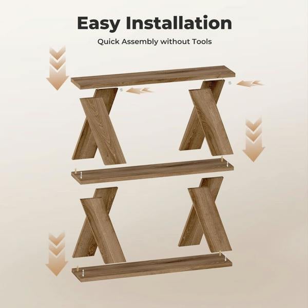 Levede 22cm Slim Side Table Narrow Sofa End Table for Living Room Small Spaces