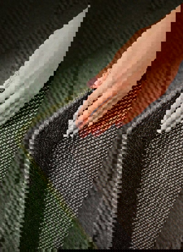 The Rugs Scala Handwoven Wool Rug - Quality Checkered Design