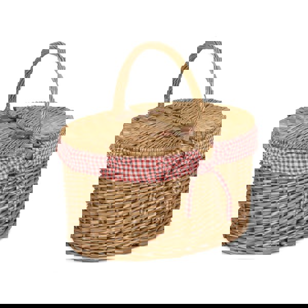 Wicker Picnic Baket with Lining