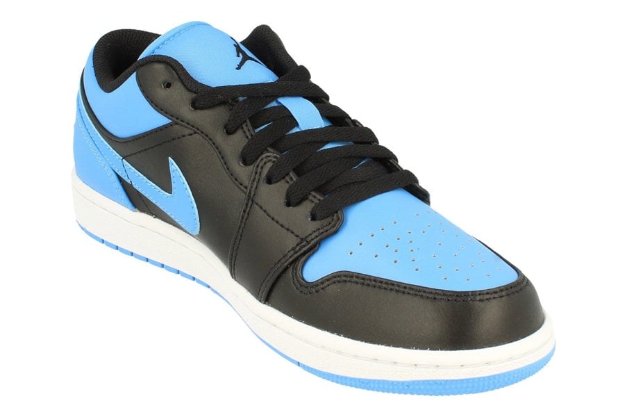 Nike Air Jordan 1 Low Mens Trainers 553558  041 - Black University Blue 041 - Photo 3