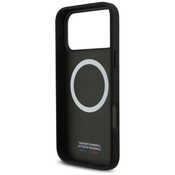 BMW M Carbon Tricolor Line Case with MagSafe for iPhone 17 Pro Max 6.9" Black - BMHMP17X23PUDTK