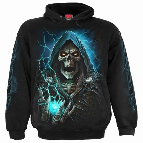 Spiral Direct Unisex Adult Dead Metal Hoodie - Black