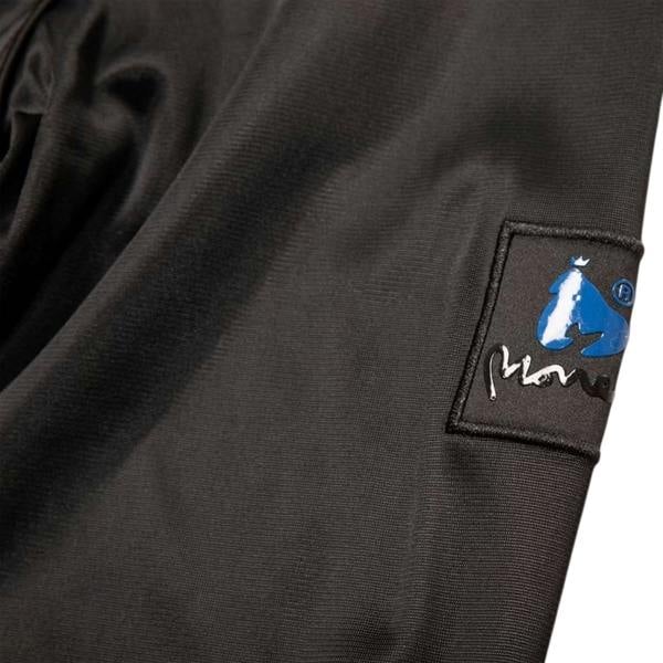 Money Mens Embroidered Logo Satin Bomber Jacket - Black - 