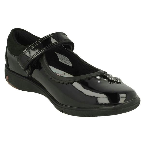 Clarks Girls Clarks Shell Detailed School Shoes Sea Shimmer K