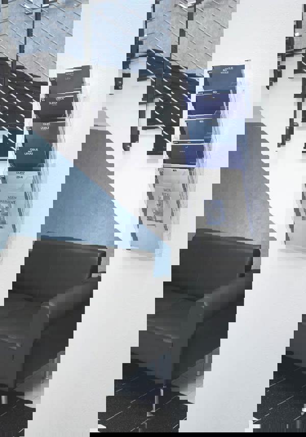 Durable COMBIBOXX 5 Literature Tray | Stand & Wall Mount | A4 Portrait | Clear