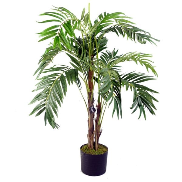 Leaf 120cm Leaf Large Artificial Palm Tree - Natural