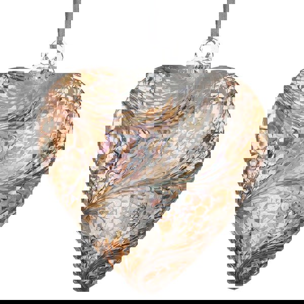 8cm Friendship Heart - Pastel Gold