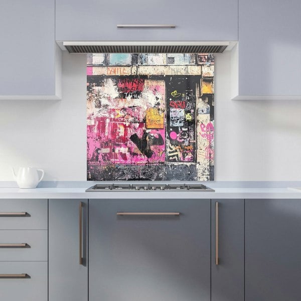 Warren Reed Urban Decay Graffiti Glass Kitchen Splashback - 00021