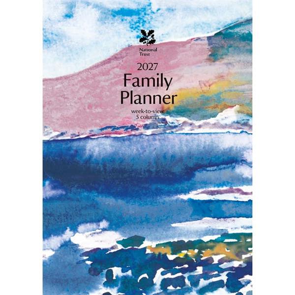 National Trust A3 Family Planner 2027, Family Planners, Week To View, Lifestyle, Gift
