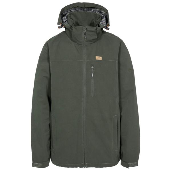 Trespass Mens Weir Waterproof Jacket - Olive