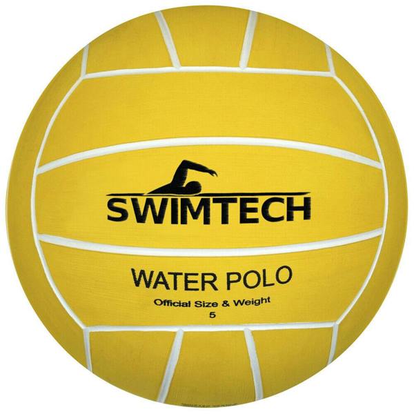 SwimTech Water Polo Ball - Yellow/Black - 