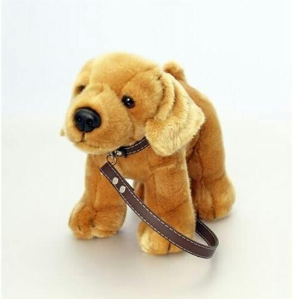 Keel Toys Labrador on Lead Cuddly Dog Soft Toy 30cm