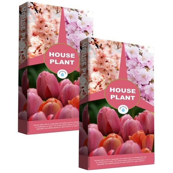 House Plant Compost 10 Litres Ideal For House Plants With Added Nutrients For Healthy Leaves & Plants