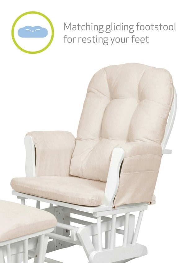 Matching gliding footstool