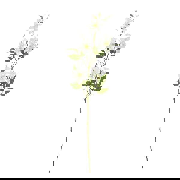 Hill Interiors Pearl Clematis Artificial Flower Spray - Cream - 