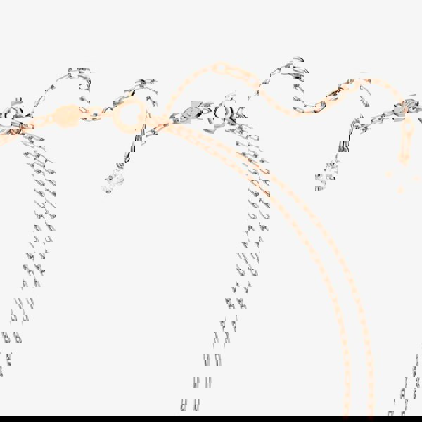 Swarovski Ladies Millenia Rose Gold Plated Octagon Layered Necklace 5640558