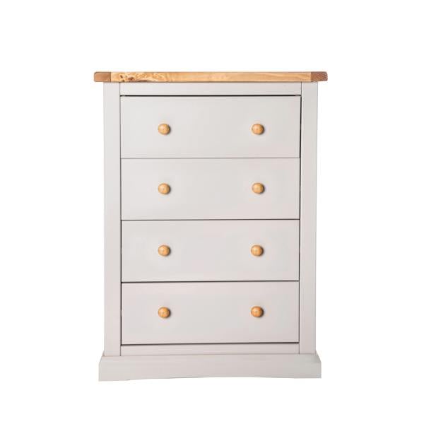 Loreo 4 Drawer Chest of Drawers Wood Knob