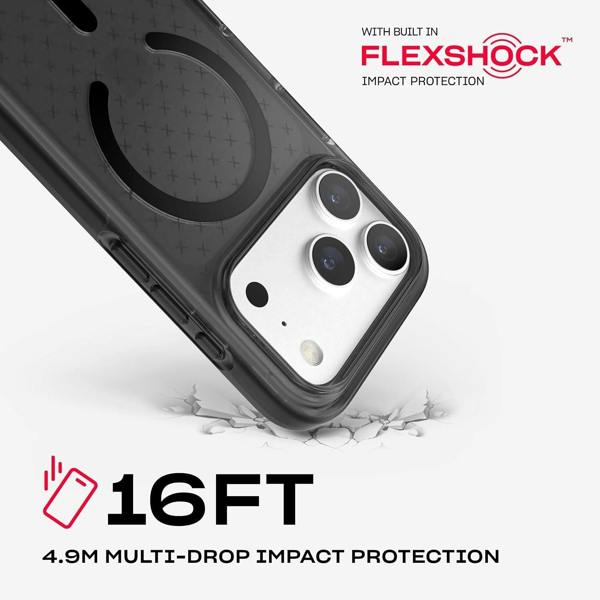 Tech21 Evo Check Case with MagSafe for iPhone 17/18 Pro 6.3" Smokey Black - T21-11633