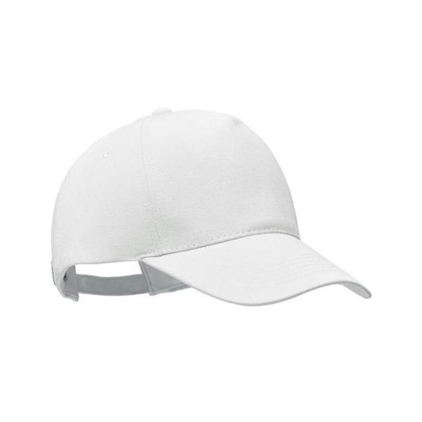 MidOcean Bicca Organic Cotton Baseball Cap - White - 