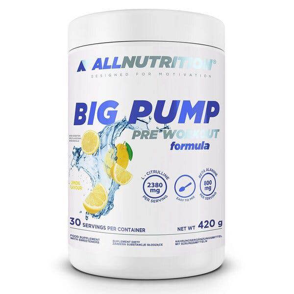 Allnutrition Big Pump, Lemon - 420g