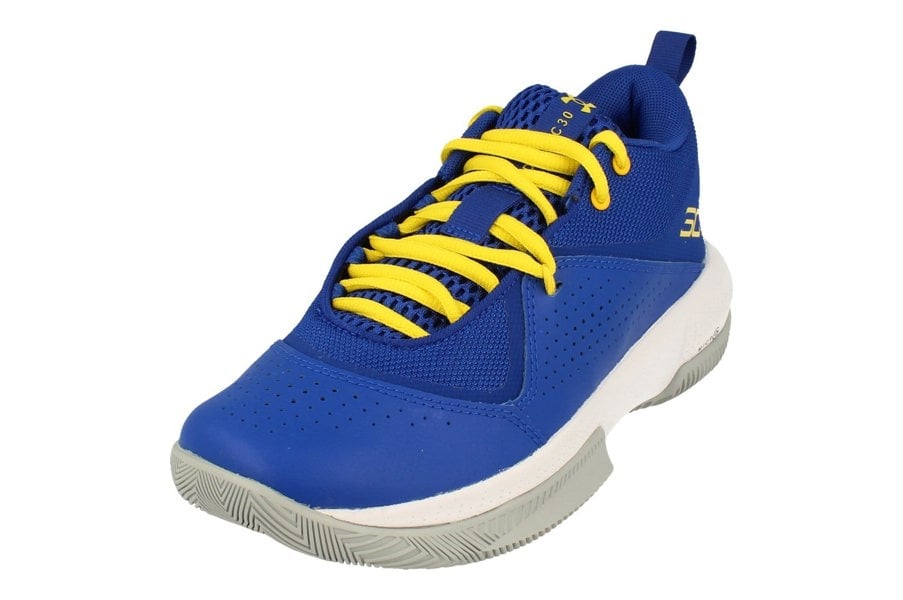 Under Armour GS Sc 3Zero IV Basketball Trainers 3023918  403 - Blue White 403 - Photo 0