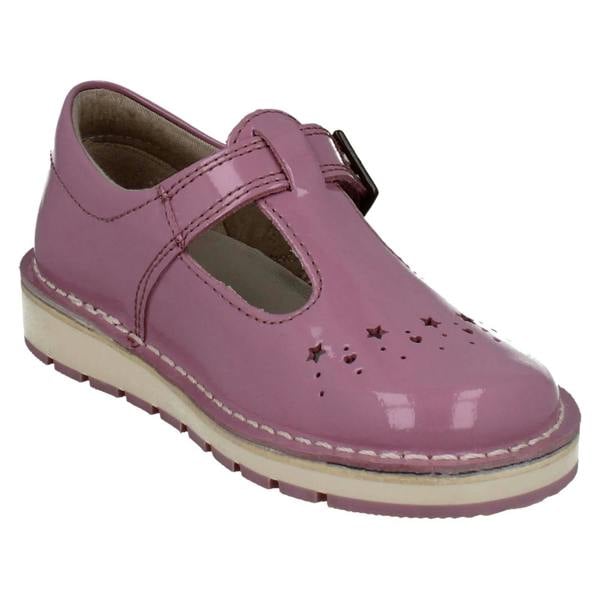 Clarks Girls Clarks T-Bar Shoes Joyful Skip