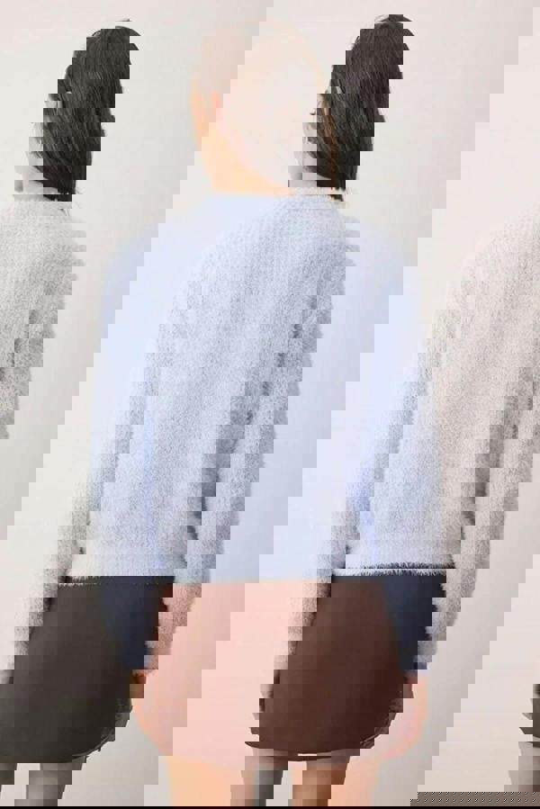 WOVCOR Beard Yarn Knit Cardigan