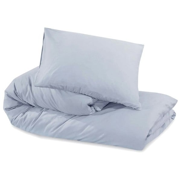 Berkfield Duvet Cover Set Grey 220x240 cm Light-weight Microfiber