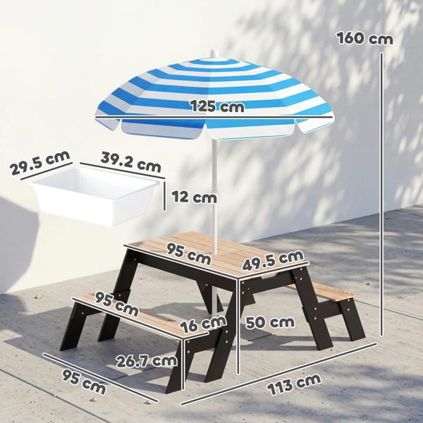 Kids Garden Table and Chair Set