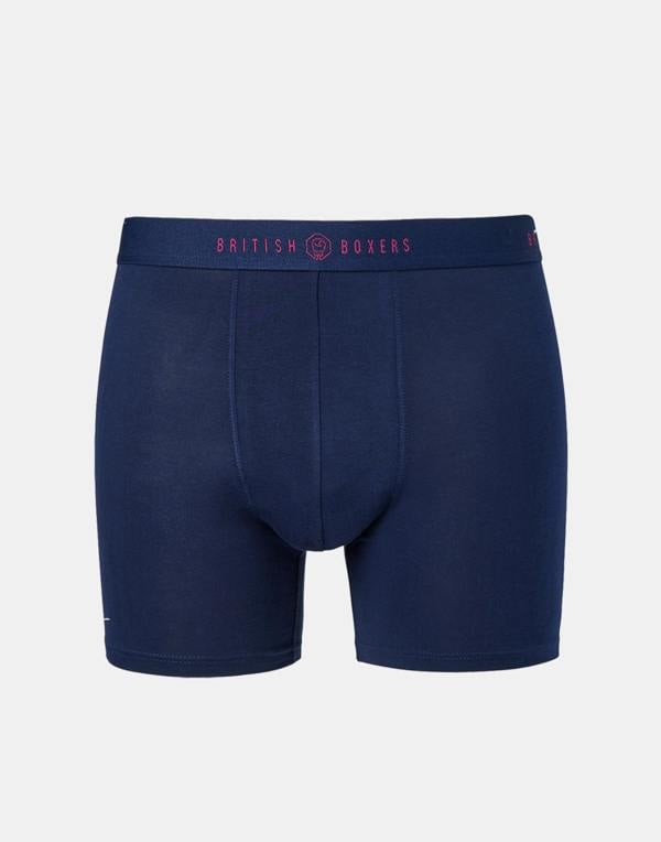 British Boxers Men's Bamboo Stretch Trunk – Midnight in Mayfair