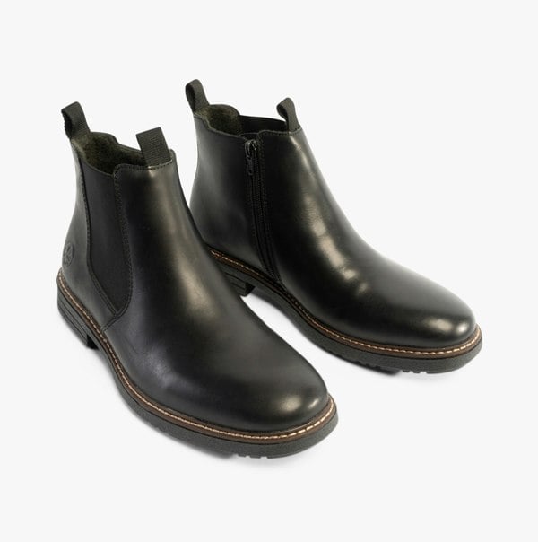 Rieker 33180-00 Mens Boots - Black