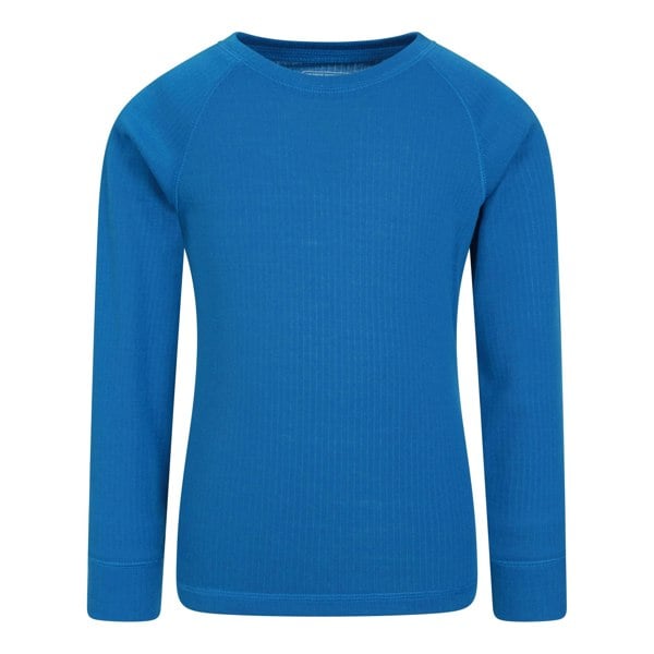 Mountain Warehouse Childrens/Kids Talus Round Neck Base Layer Top - Cobalt