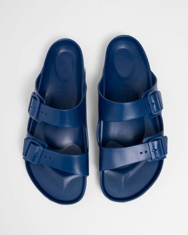 Birkenstock Arizona EVA Mens Slides - Navy - CHO - Designer Mens Sandals