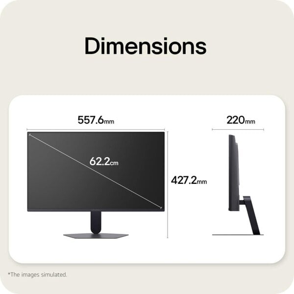 LG UltraGear G5 25G523B-B 25 Inch FHD 200Hz IPS Gaming Monitor Black