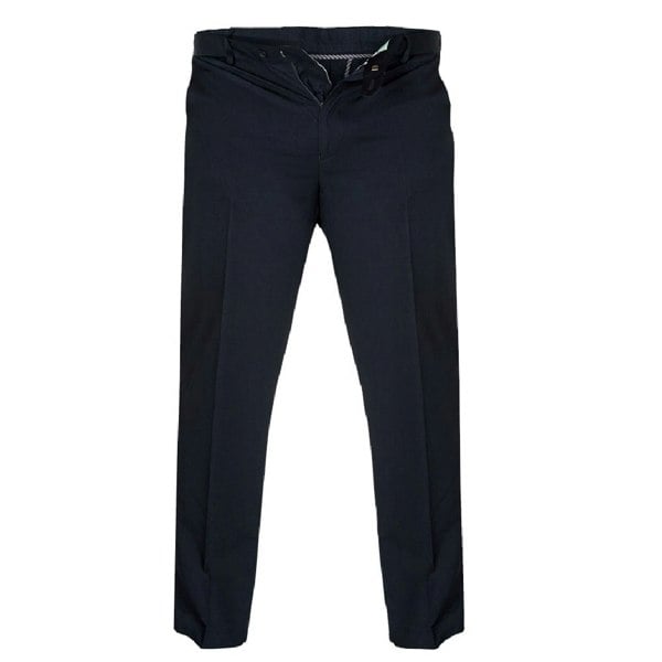 Duke Mens D555 Bruno Stretch Chino Kingsize Trousers - Indigo
