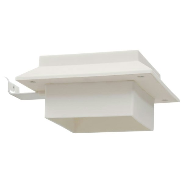 Berkfield Outdoor Solar Lamps 6 pcs LED Square 12 cm White