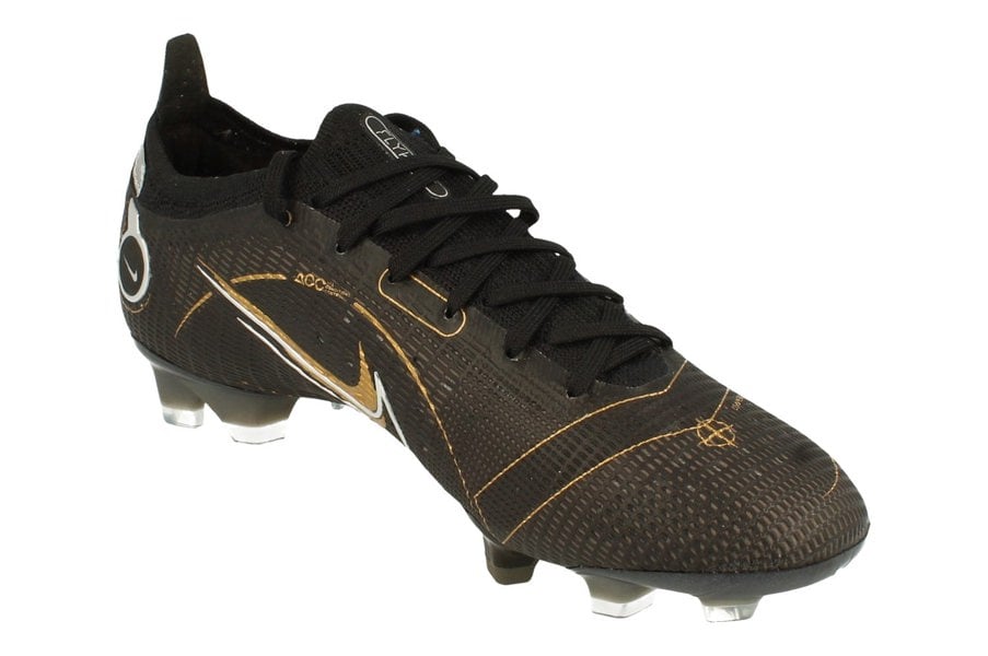 Nike Vapor 14 Elite FG Mens Football Boots DJ2837  007 - Black Metallic Gold 007 - Photo 3