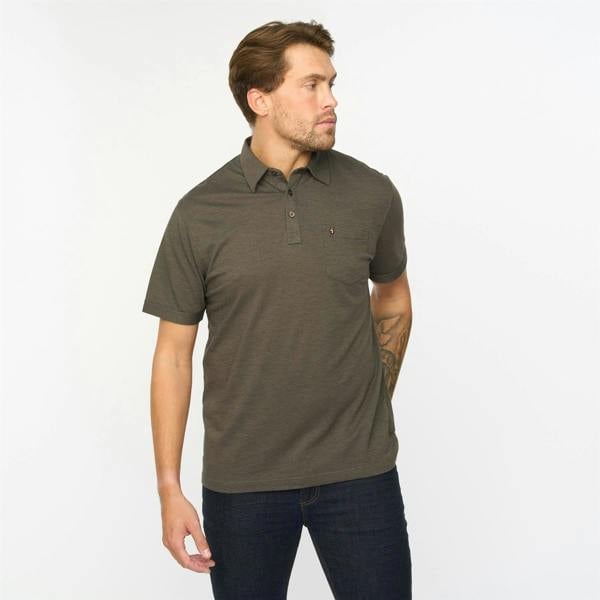 Gabicci G55Z17 Plain Oxford Jersey Shirt Gabicci Classic IVY