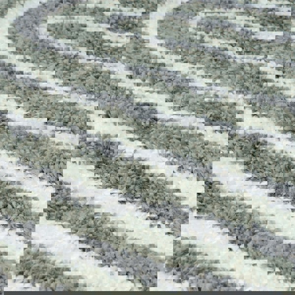 Moodi Shaggy Green rug, scandinavian design, soft pile | THE RUGS