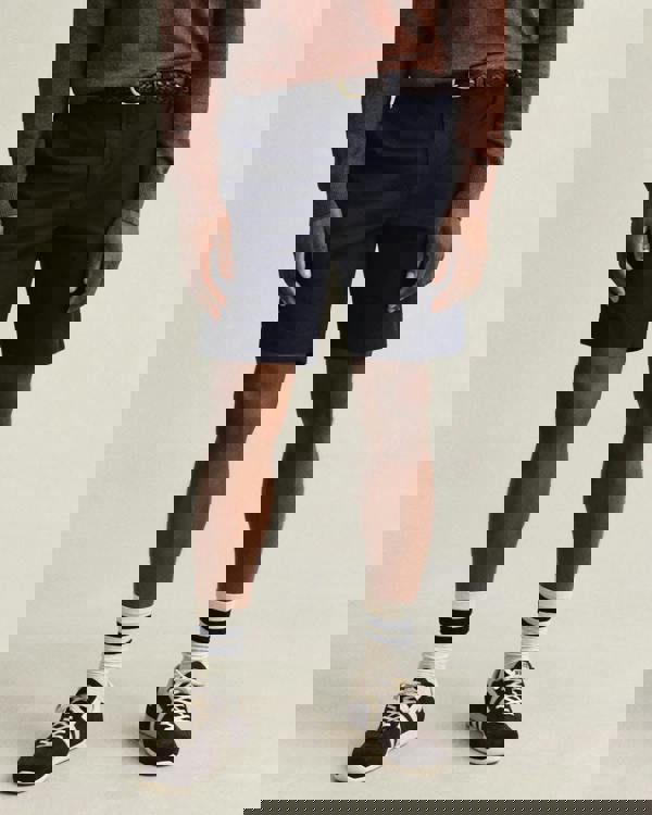 GANT Mens Regular Fit Classic Chino Shorts - 433 Evening Blue