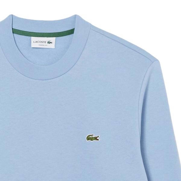 Lacoste Fleece Crew Sweatshirt Light Blue