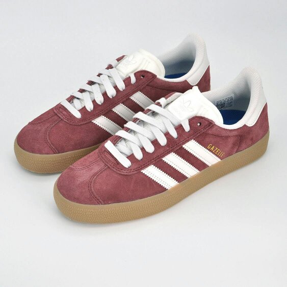 Adidas Gazelle ADV Shadow Red Crystal White Gold Metallic